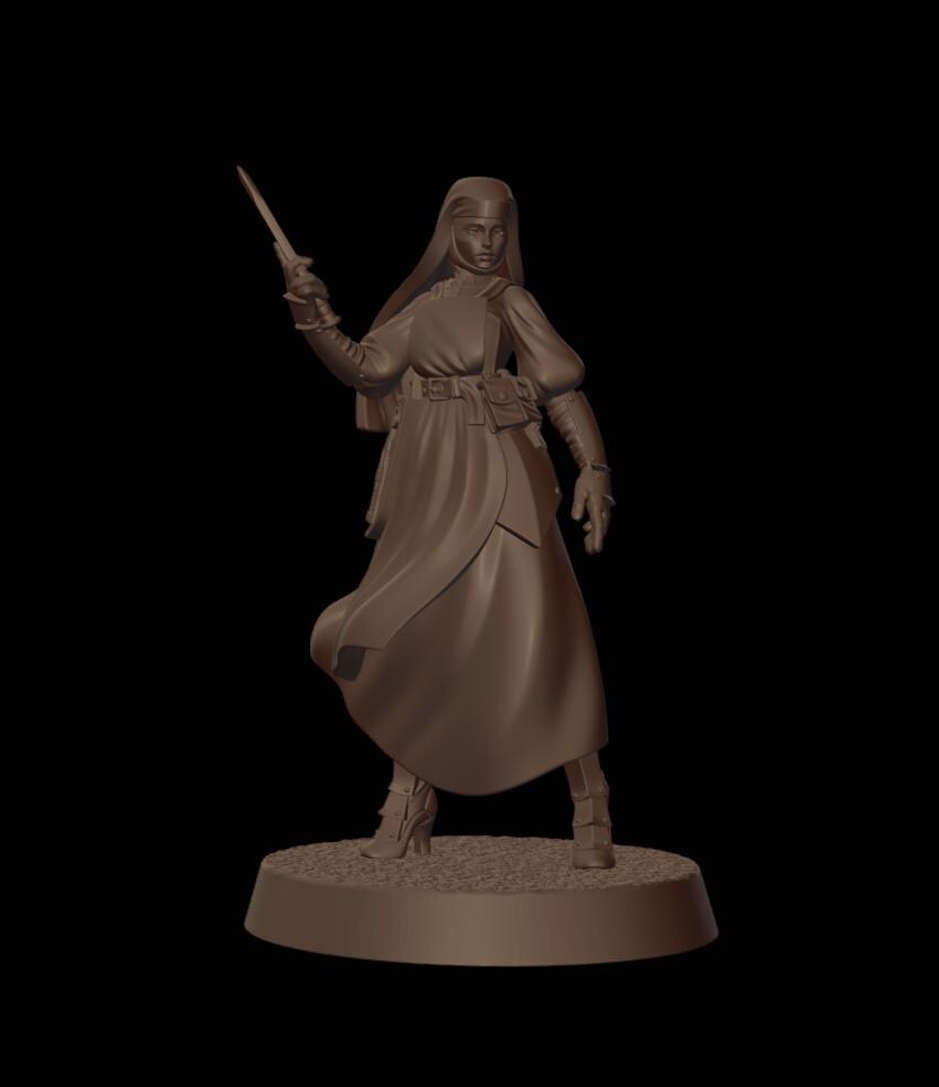 Trenchers - 3D Printed Miniature - Grimdark - Wargaming