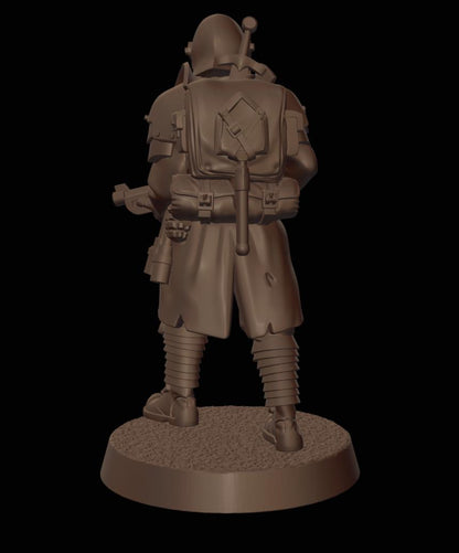 Trenchers - 3D Printed Miniature - Grimdark - Wargaming