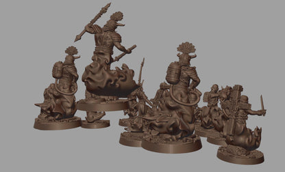 Ghosts of the Past Sins Warband - 3D printed Grimdark Miniature