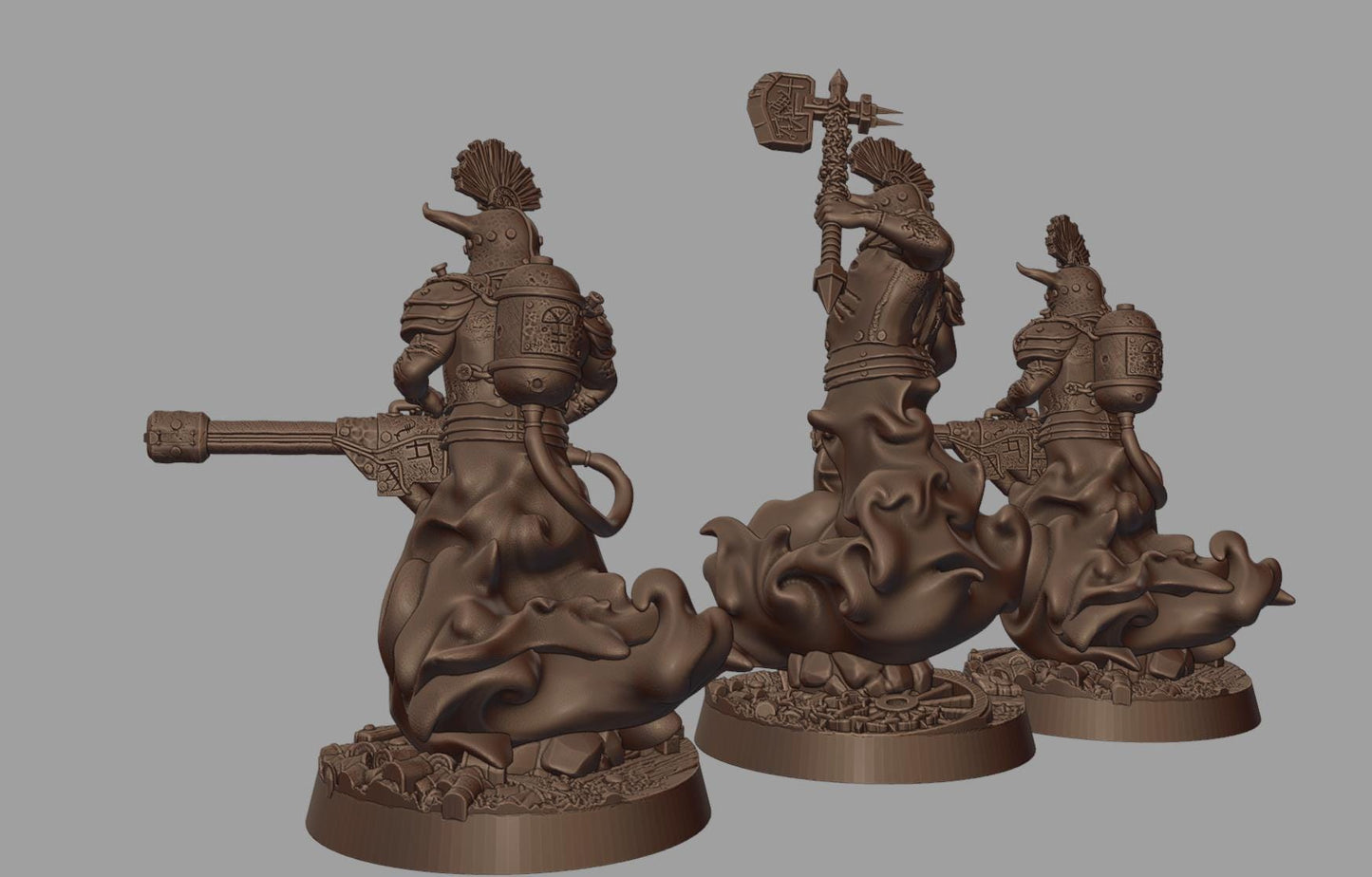 Ghosts of the Past Sins Warband - 3D printed Grimdark Miniature