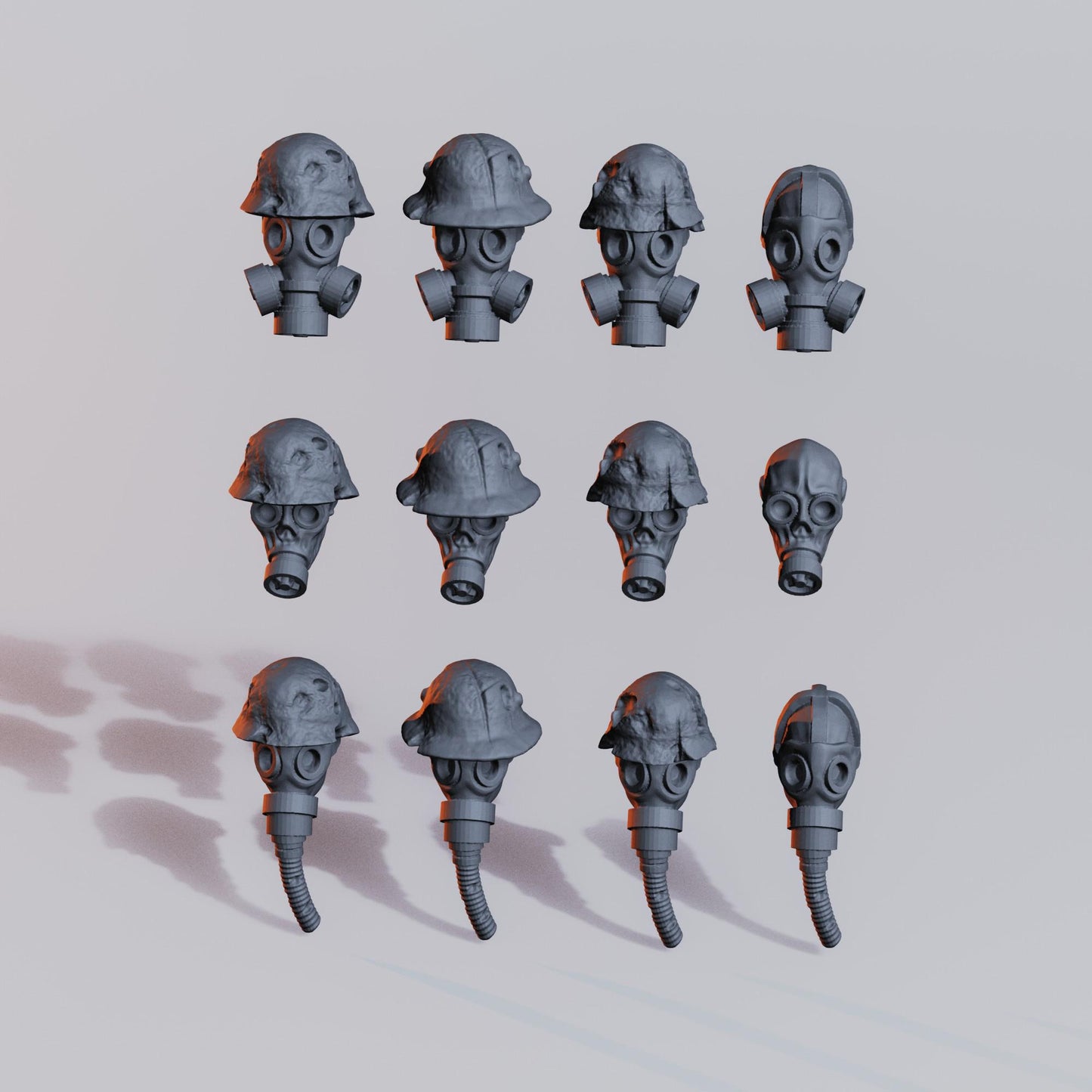 Trench Braindeads  - 3D printed miniature  - Wargaming - Trench Grimdark