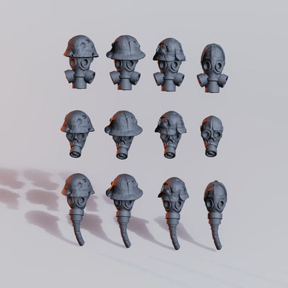 Trench Braindeads - 3D printed Grimdark Miniature