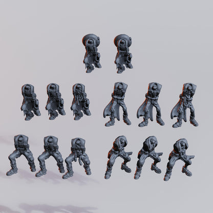 Trench Braindeads - 3D printed Grimdark Miniature