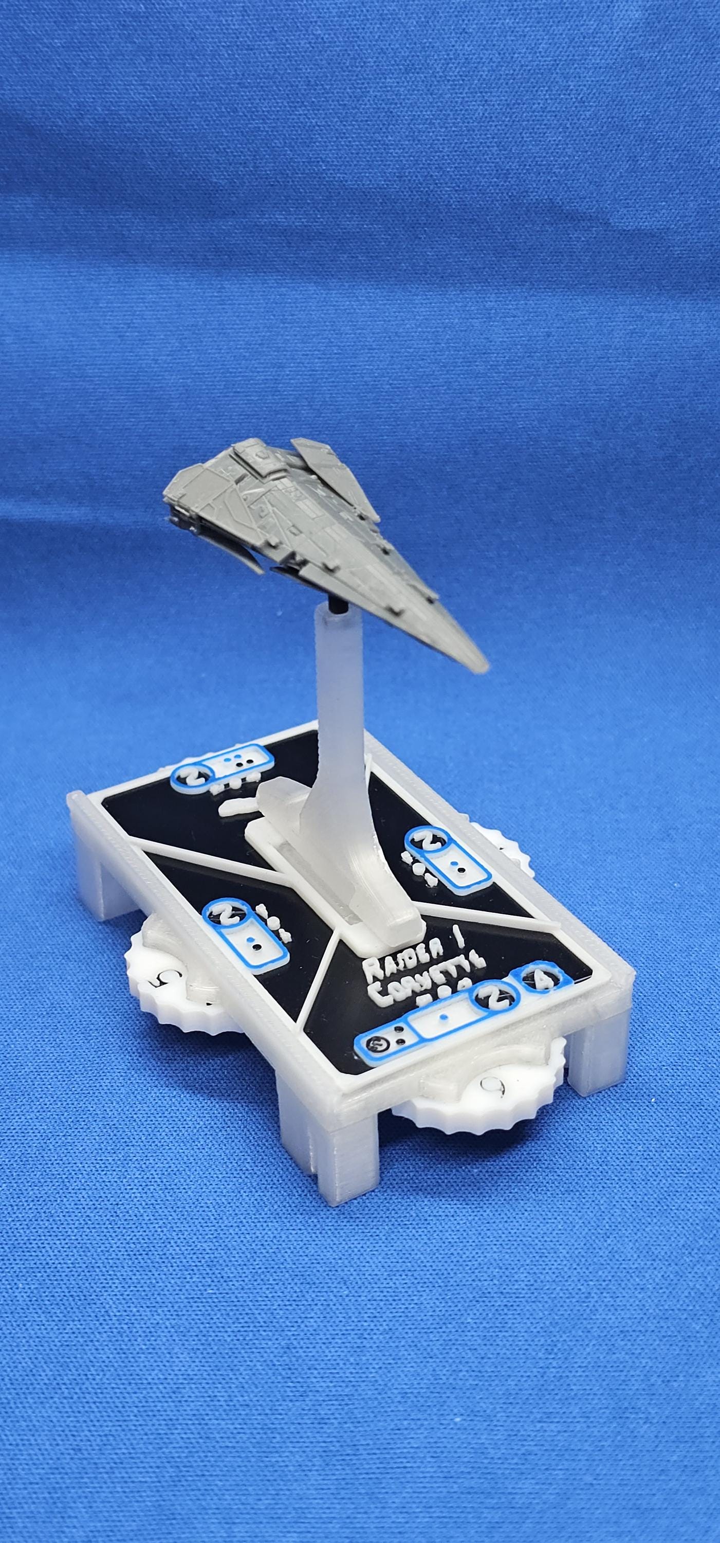 Star Wars Armada Imperial Raider Corvette – Length:61mm High-Detail 3D Printed Model