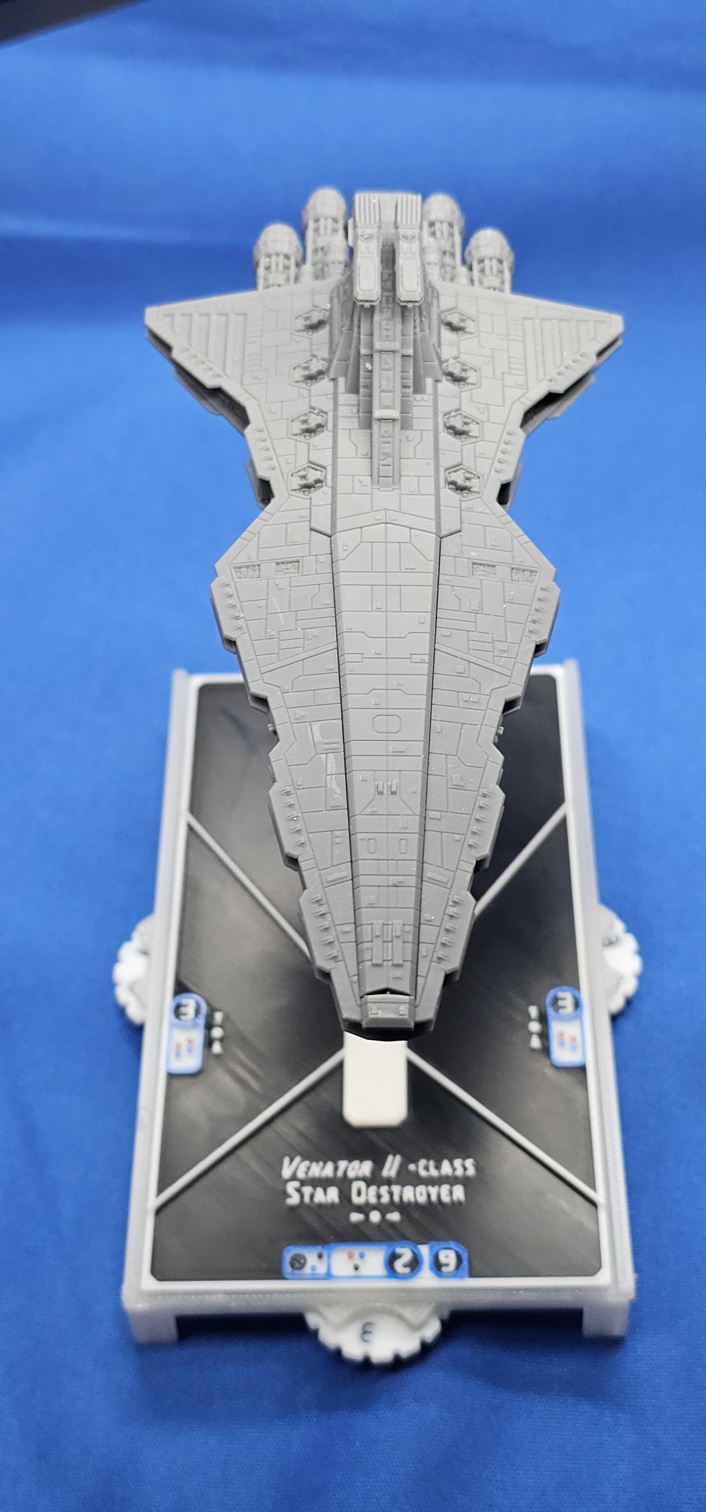 Star Wars Armada Republic Venator Star Destroyer – Length:165mm High-Detail 3D Printed Model