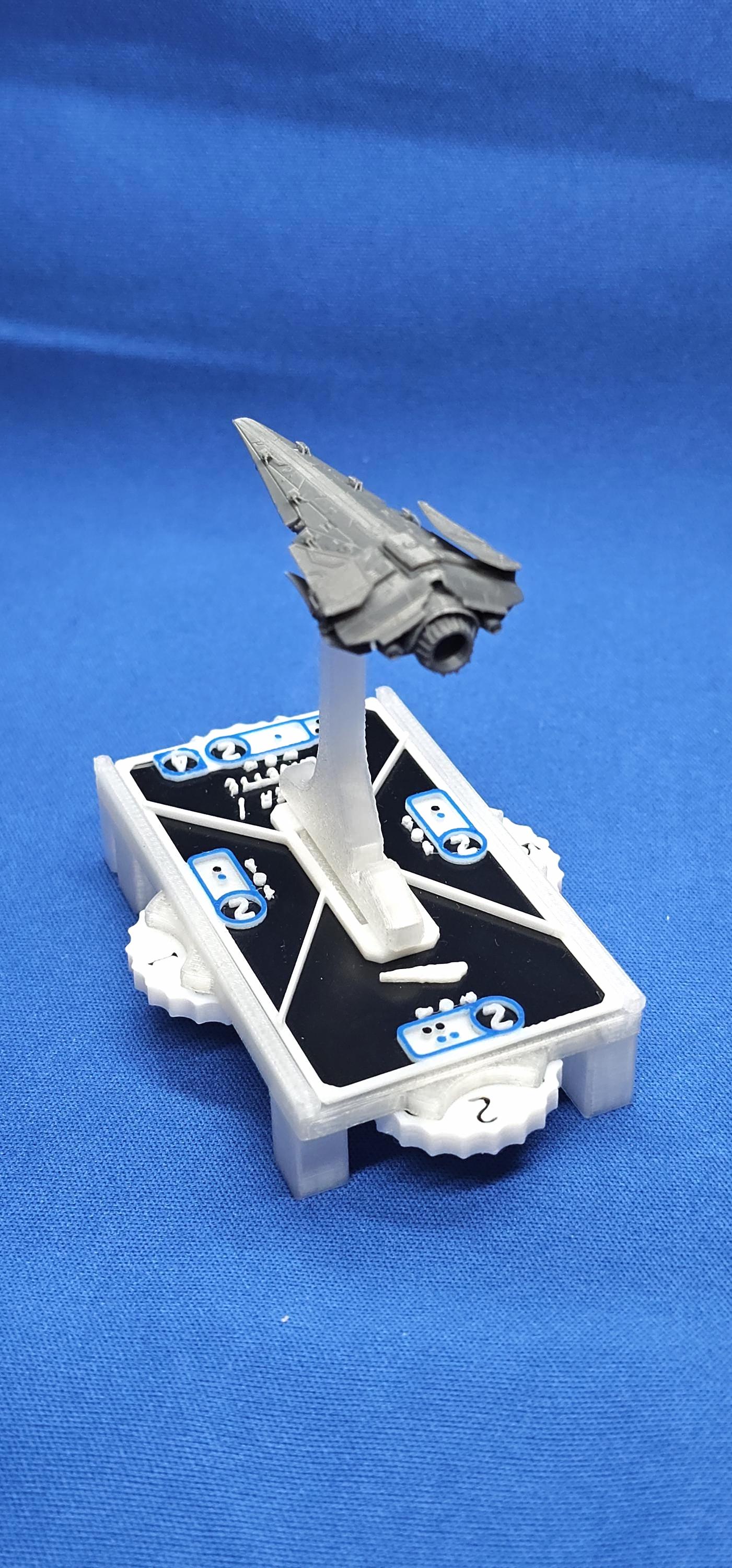 Star Wars Armada Imperial Raider Corvette – Length:61mm High-Detail 3D Printed Model