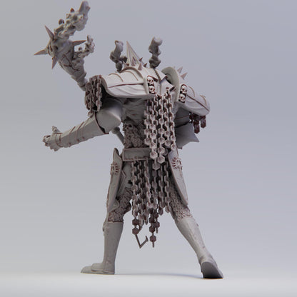 Knights of Ebon Cathedral - 3D printed miniature  - Wargaming - Trench Grimdark