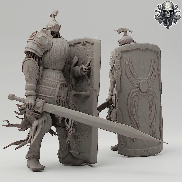 Knights of the Realms - 3D printed miniature  - Wargaming - Trench Grimdark