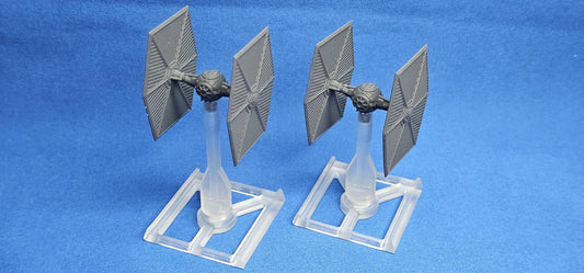 Star Wars XW Scale Imperial Tie Figther - 1/270 scale - 2pcs - 3D printed - Wargaming