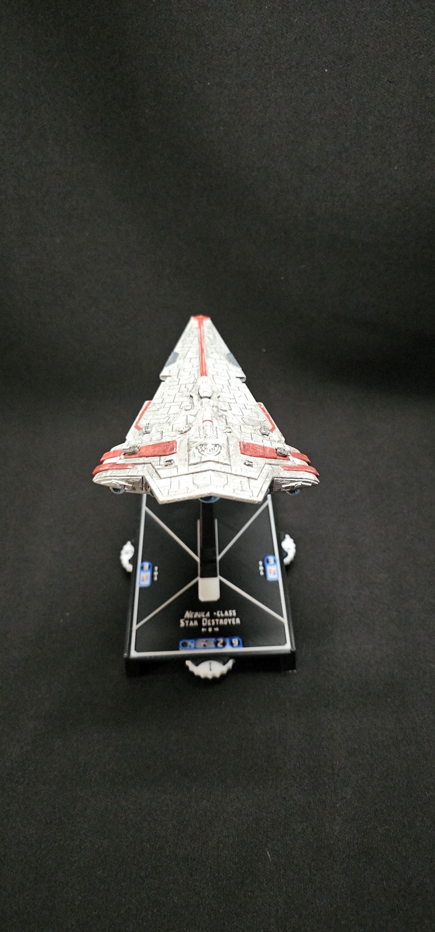 Star Wars Armada New Republic Nebula-class Star Destroyer – Length:154mm High-Detail 3D Printed Model