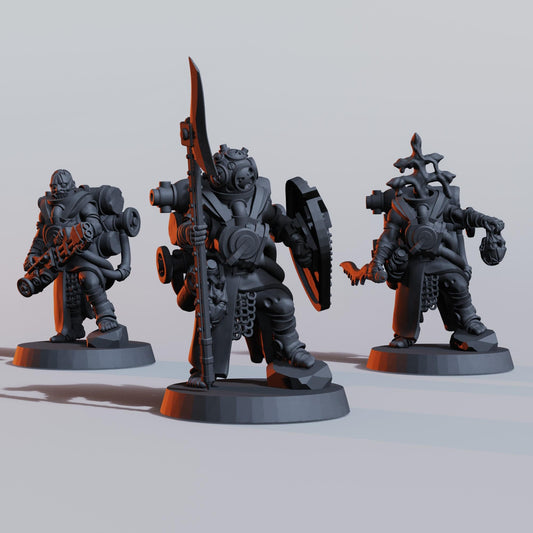 Naval Fanatic Chorister- 3D printed miniature  - Wargaming - Trench Grimdark