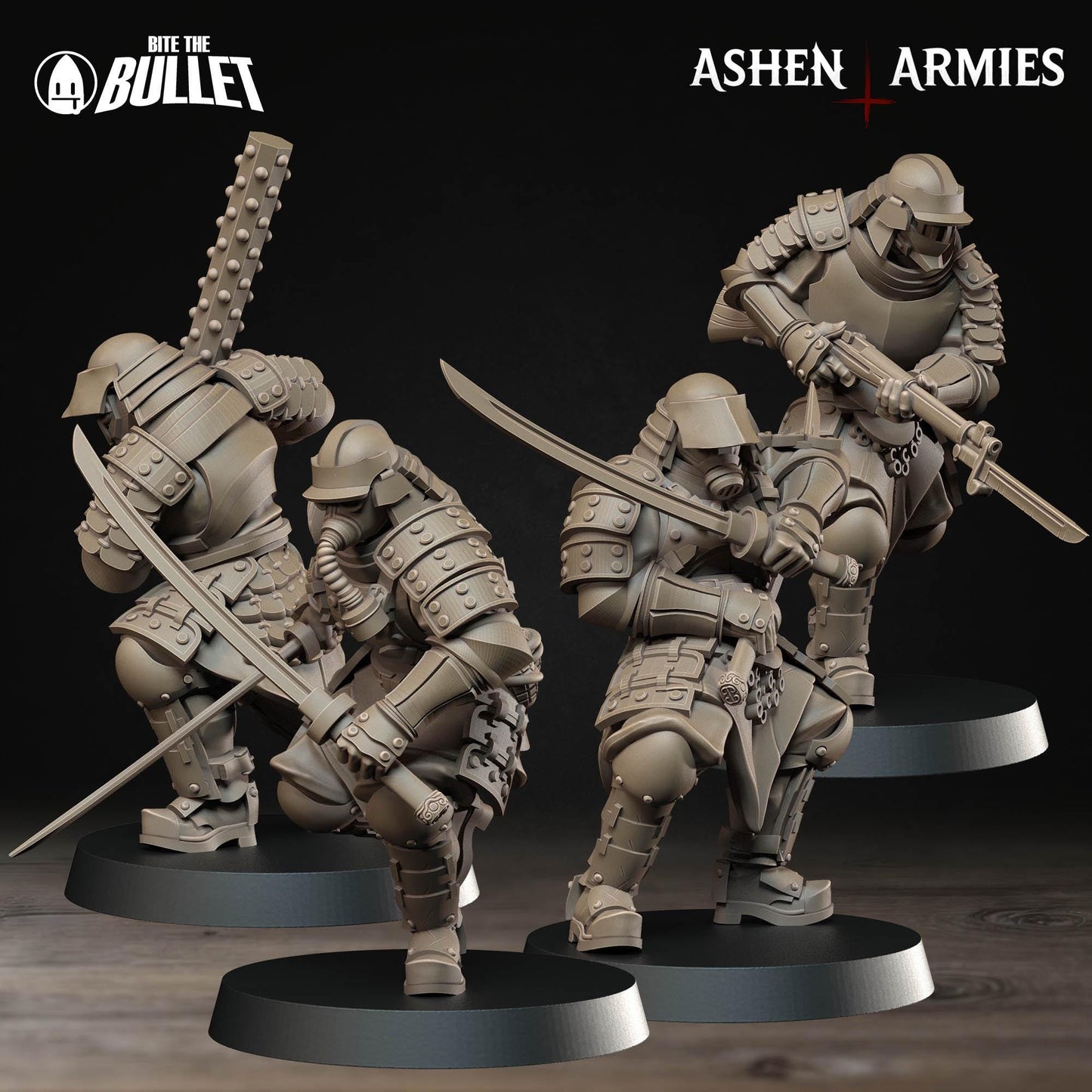 Holy Shogunate by Ashen Armies compatible with Trench Crusade - 3D printed miniature  - Wargaming