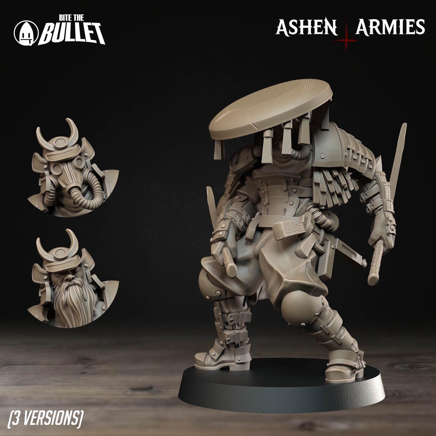 Holy Shogunate by Ashen Armies compatible with Trench Crusade - 3D printed miniature  - Wargaming