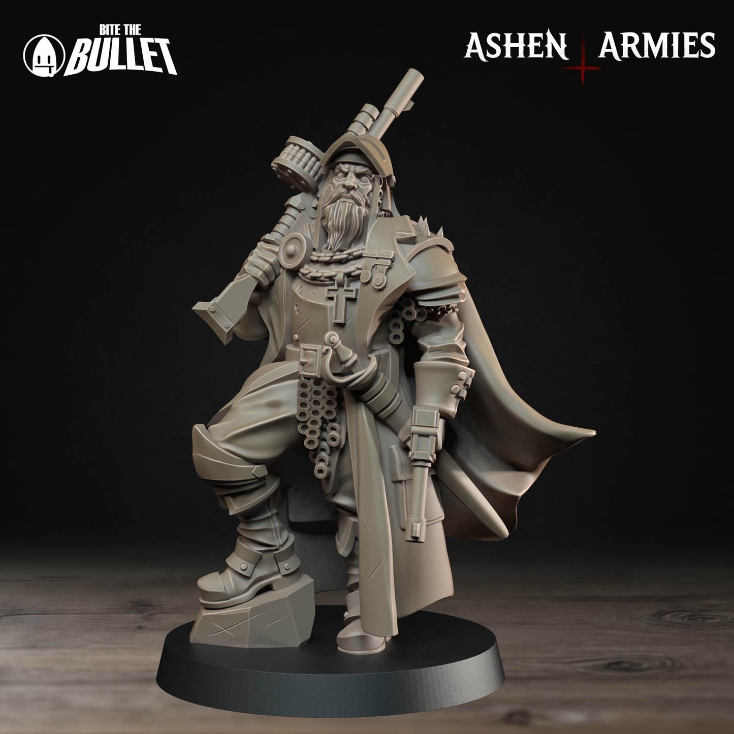 Sanctified Legion - Ashen Armies - 3D printed miniature  - Wargaming - Trench Grimdark