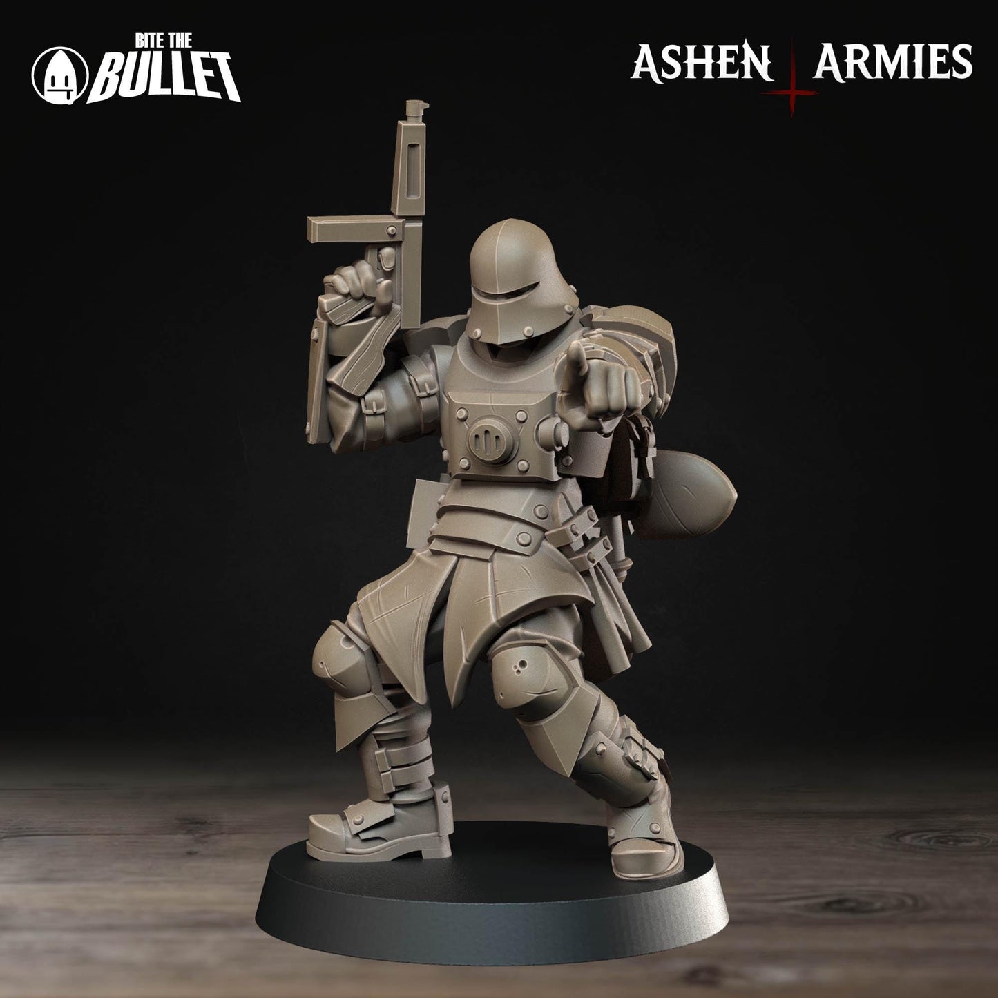 Sanctified Legion - Ashen Armies - 3D printed miniature  - Wargaming - Trench Grimdark