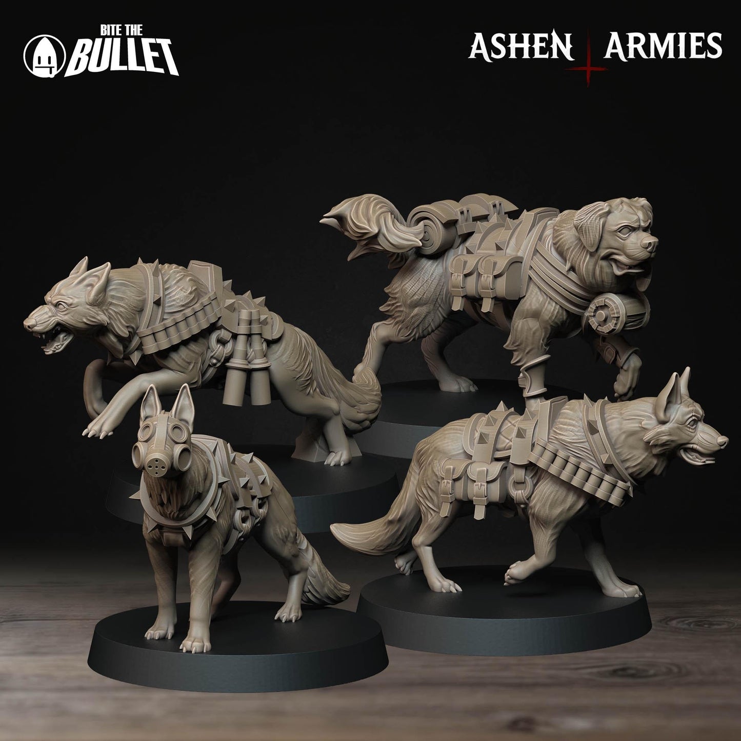 Sanctified Legion - Ashen Armies - 3D printed miniature  - Wargaming - Trench Grimdark