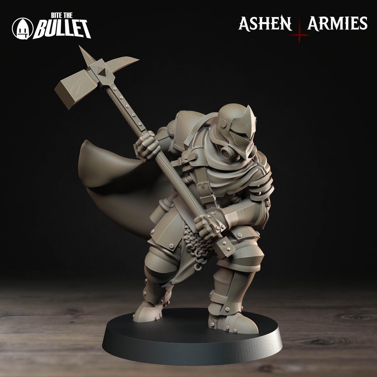 Sanctified Legion - Ashen Armies - 3D printed miniature  - Wargaming - Trench Grimdark