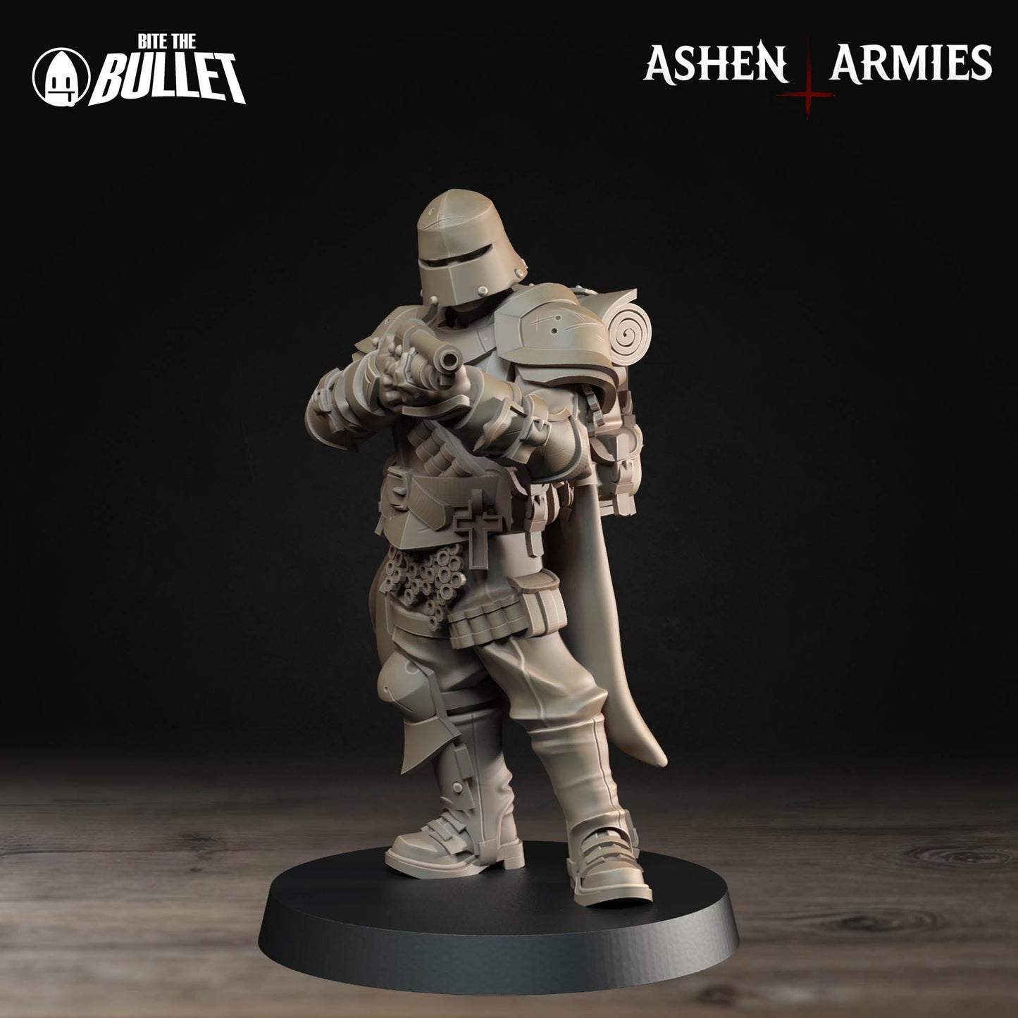 Sanctified Legion - Ashen Armies - 3D printed miniature  - Wargaming - Trench Grimdark