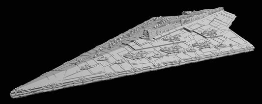 Star Wars Armada Assertor-class Star Destroyer - Length:421mm - 3D printed model