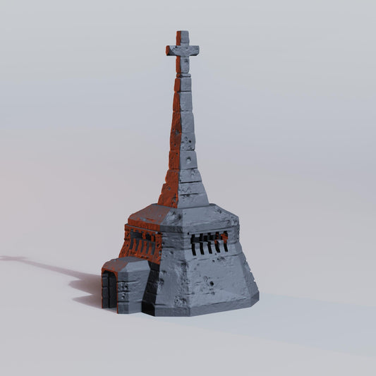 Trench Terrain Bunker by Diceverse - 3D printed miniature  - Wargaming - Trench Grimdark