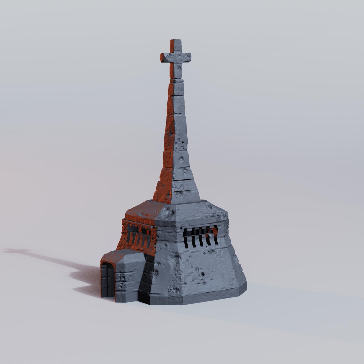 Trench Terrain Bunker by Diceverse - 3D printed miniature  - Wargaming - Trench Grimdark
