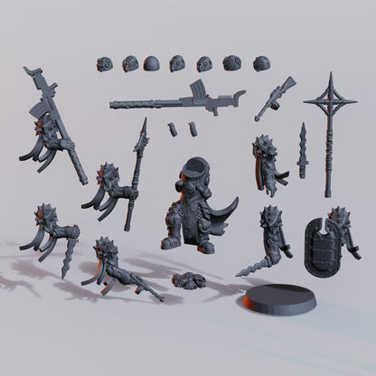 Naval Heretic Warband - Diceverse - 19x Grimdark Miniatures - 3D printed Grimdark Miniature