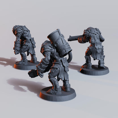 The Braindead Warband by Diceverse - 17x Grimdark miniature - 3D printed Grimdark Miniature
