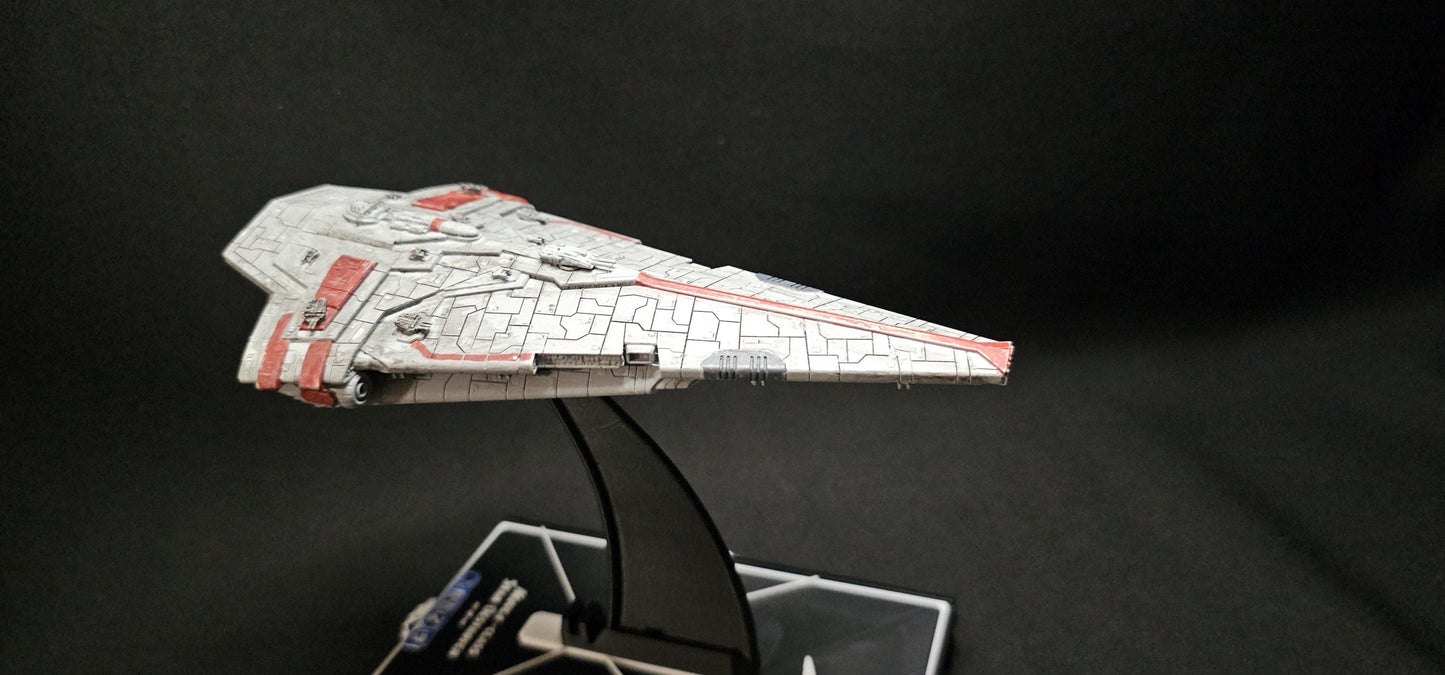 Star Wars Armada New Republic Nebula-class Star Destroyer – Length:154mm High-Detail 3D Printed Model