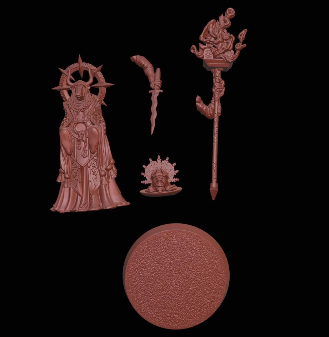 Disciples of Gold Warband - 14x Resin Miniatures - 3D printed Grimdark Miniature