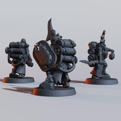 Naval Fanatic Chorister - 3D printed Grimdark Miniature