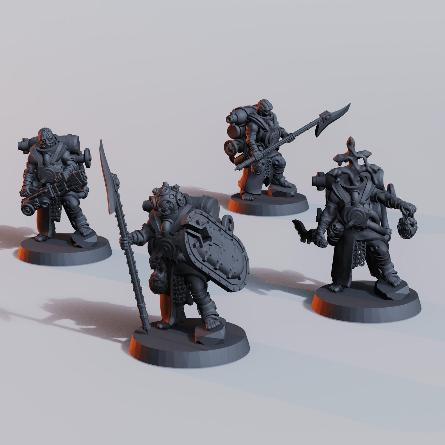 Naval Fanatic Chorister- 3D printed miniature  - Wargaming - Trench Grimdark