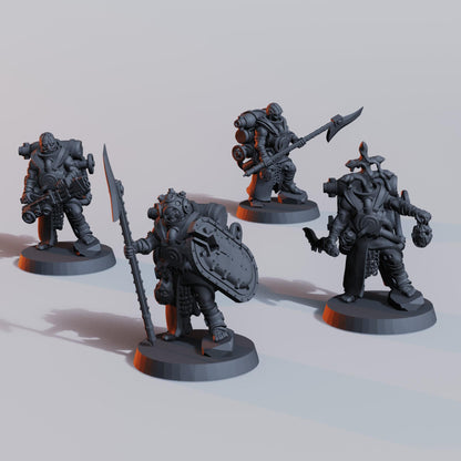 Naval Fanatic Chorister - 3D printed Grimdark Miniature