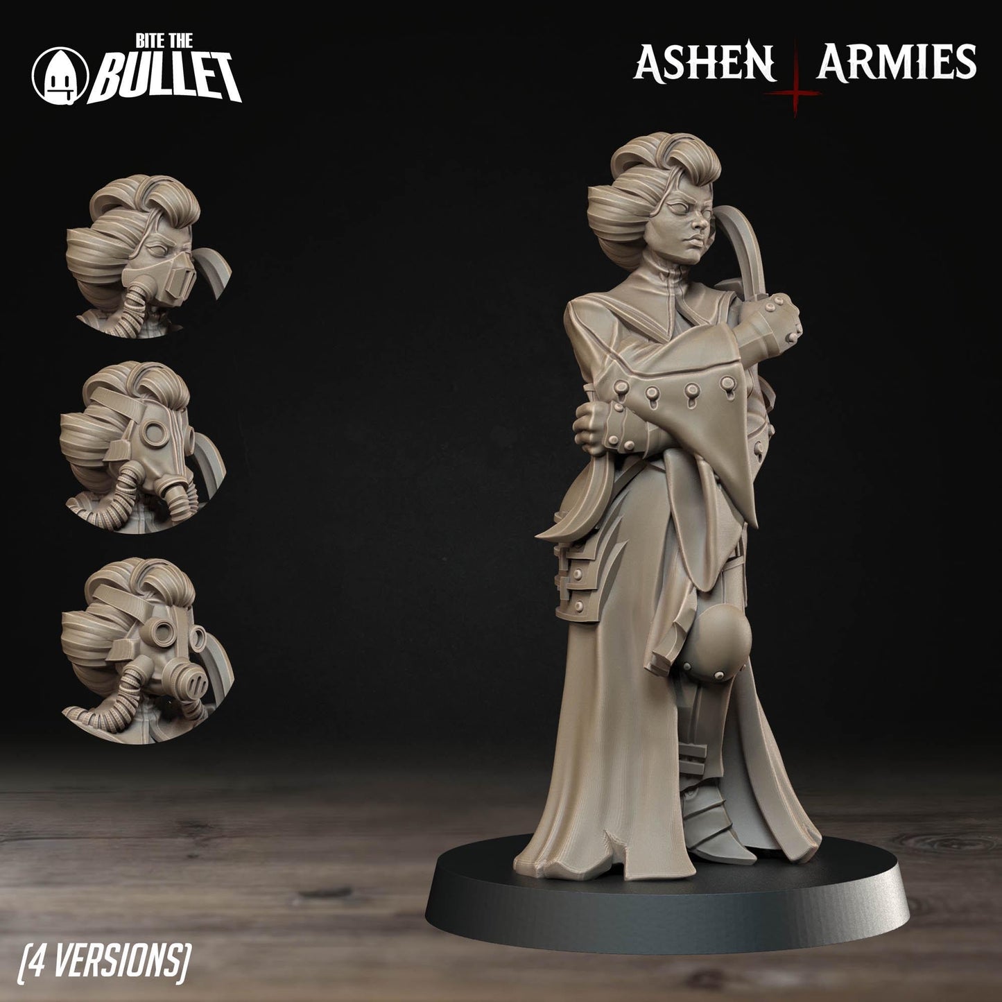 Holy Shogunate by Ashen Armies compatible with Trench Crusade - 3D printed miniature  - Wargaming