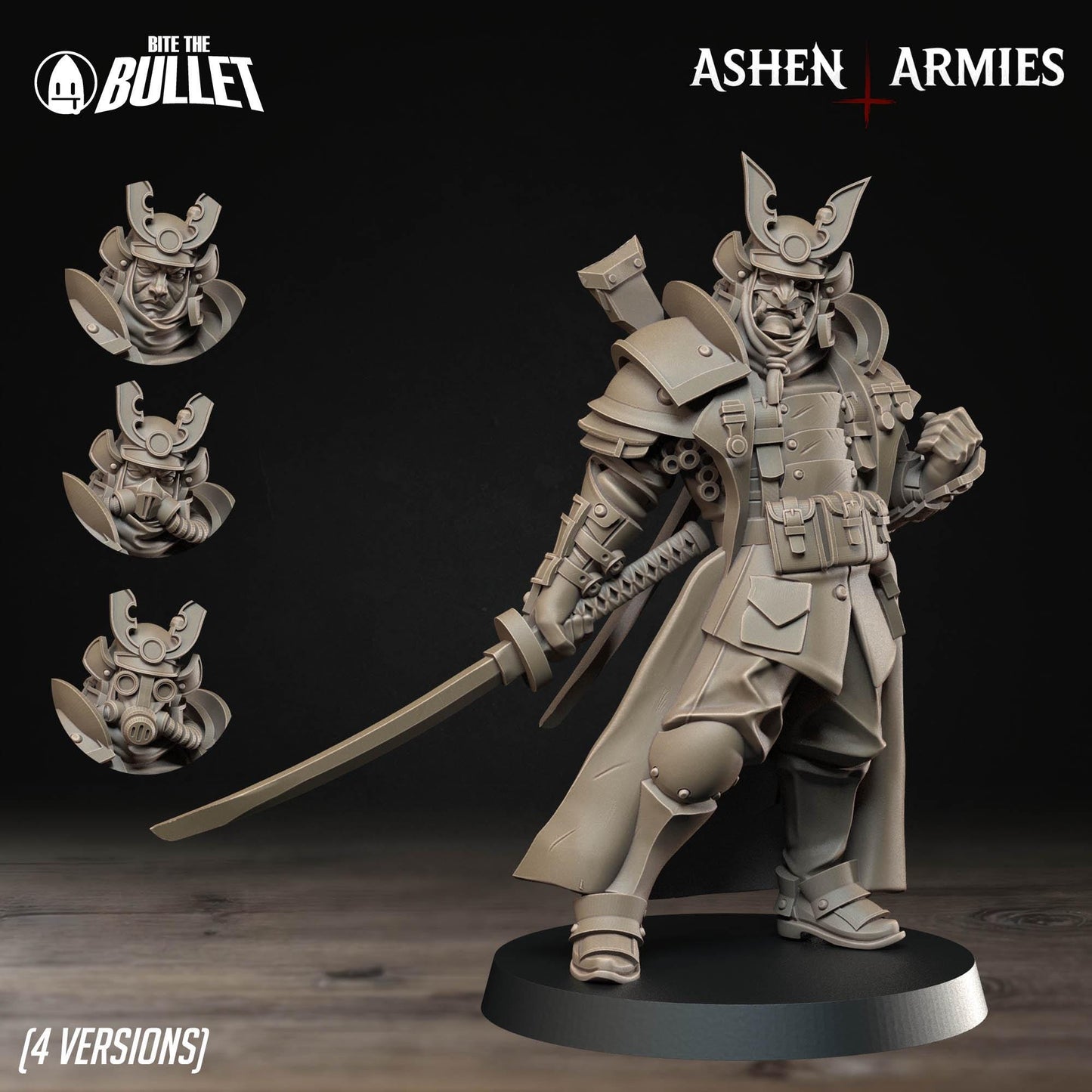 Holy Shogunate by Ashen Armies compatible with Trench Crusade - 3D printed miniature  - Wargaming