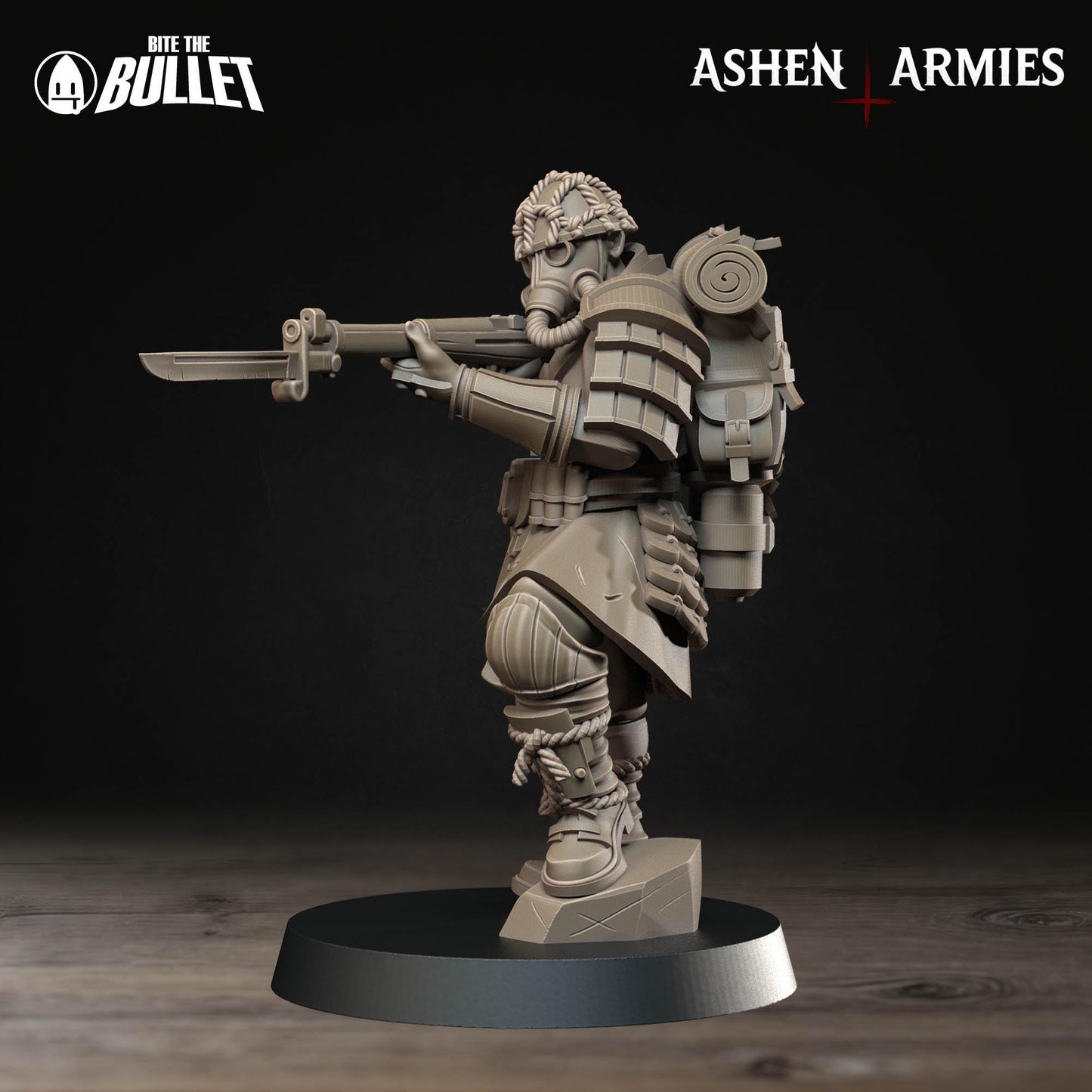 Holy Shogunate by Ashen Armies compatible with Trench Crusade - 3D printed miniature  - Wargaming