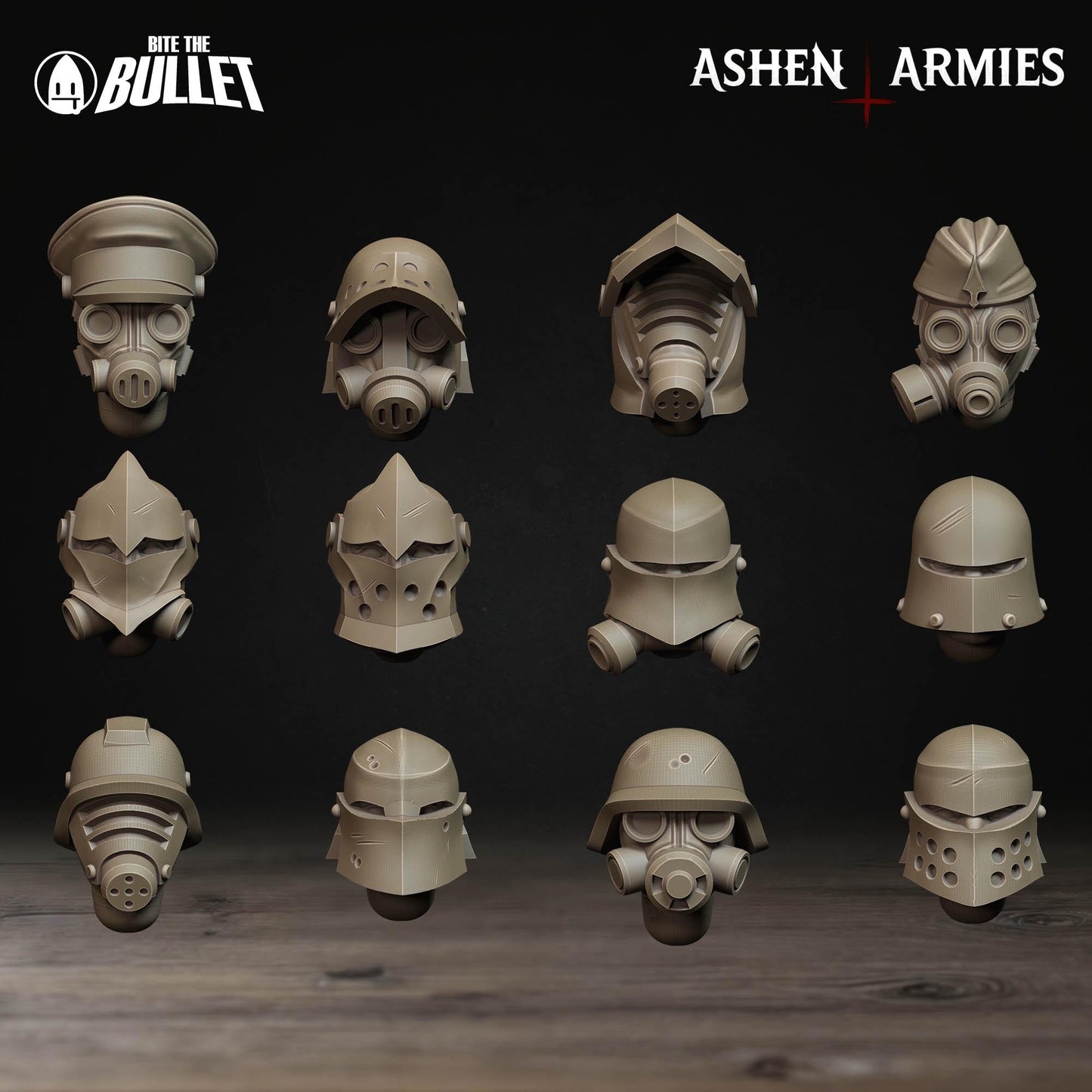 Sanctified Legion - Ashen Armies - 3D printed miniature  - Wargaming - Trench Grimdark