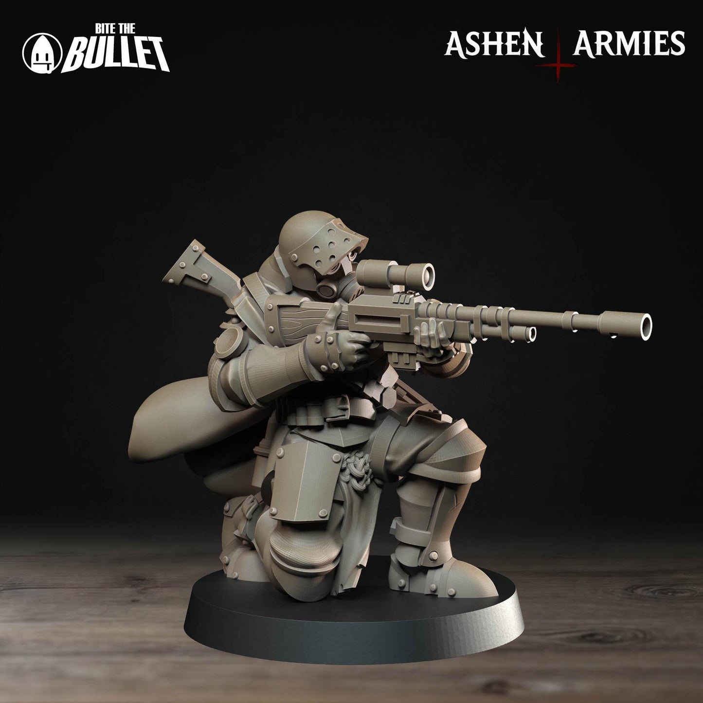 Sanctified Legion - Ashen Armies - 3D printed miniature  - Wargaming - Trench Grimdark