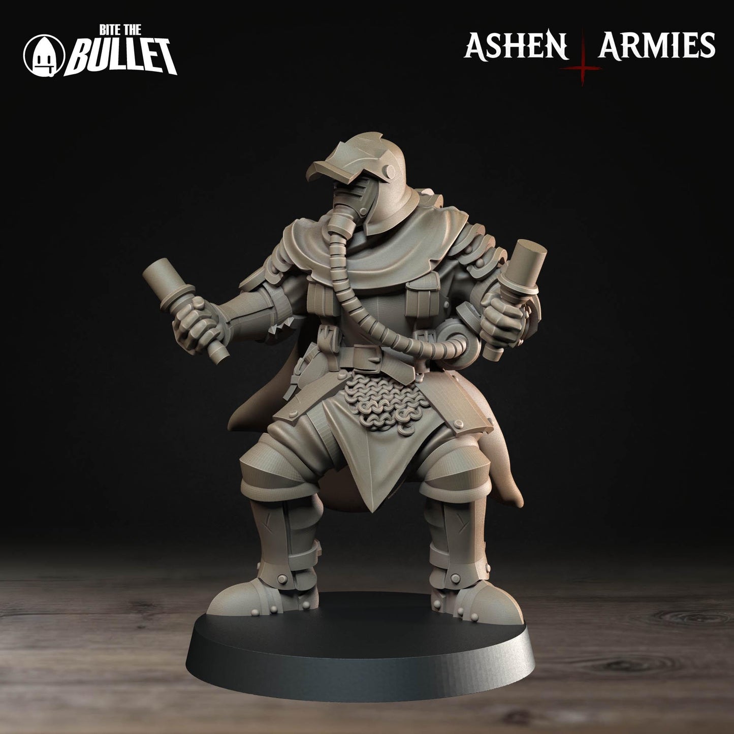 Sanctified Legion - Ashen Armies - 3D printed miniature  - Wargaming - Trench Grimdark