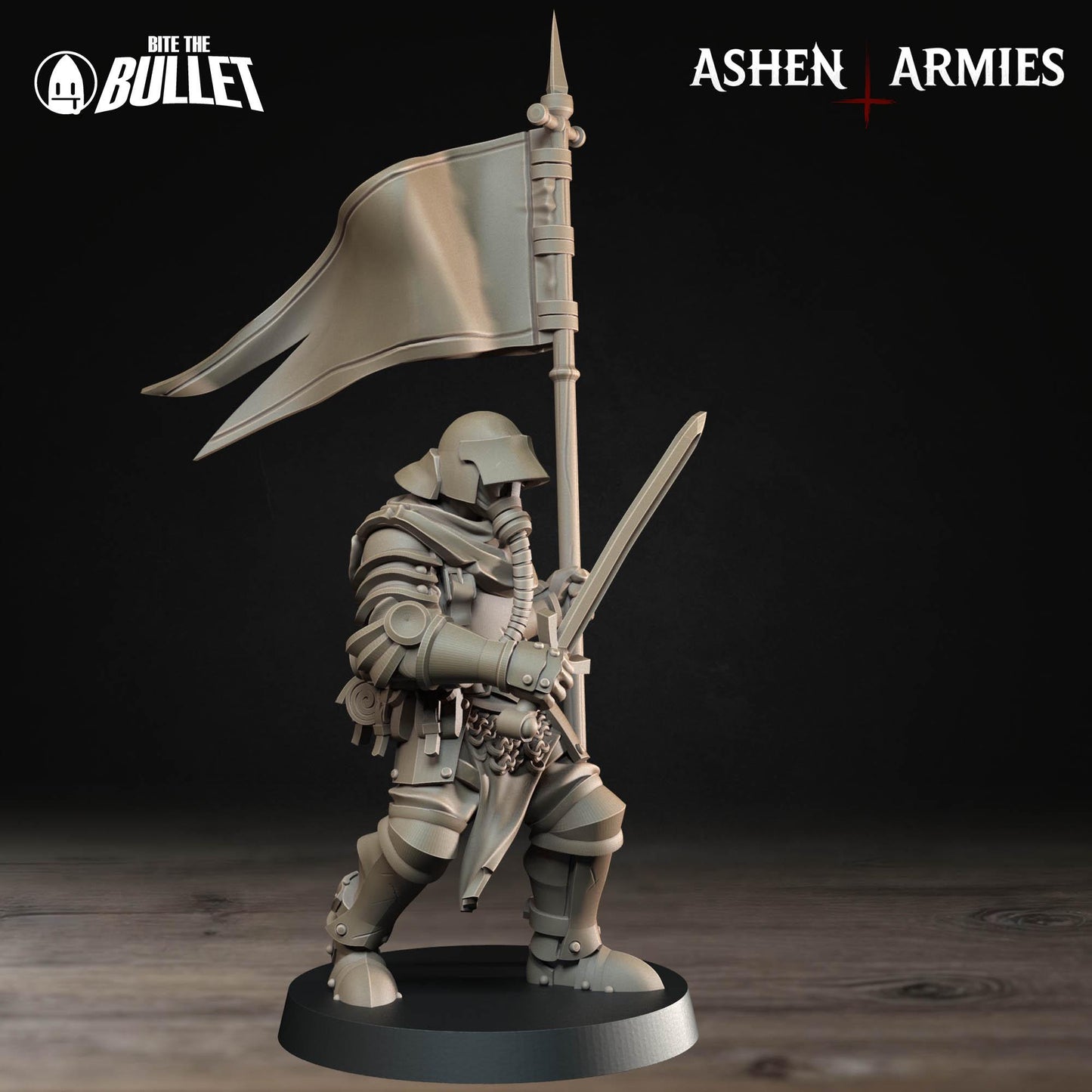 Sanctified Legion - Ashen Armies - 3D printed miniature  - Wargaming - Trench Grimdark
