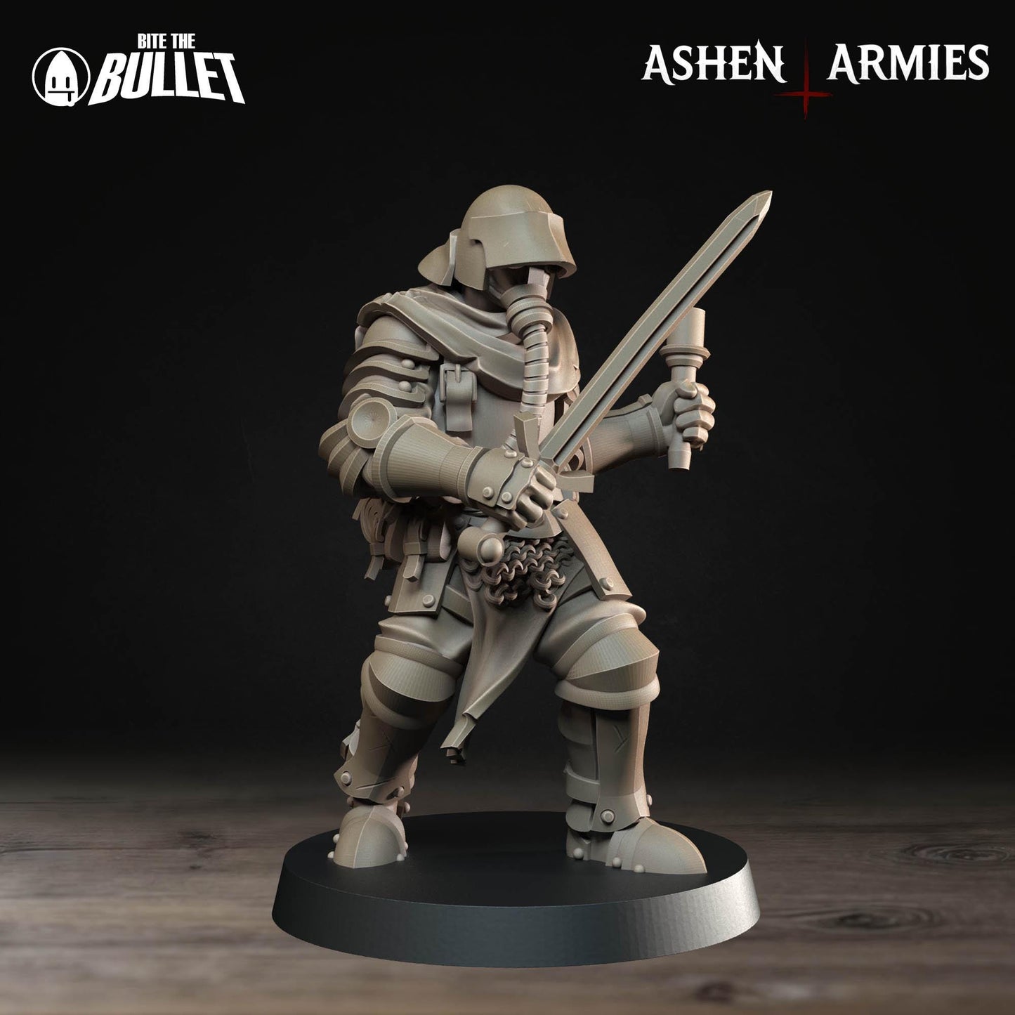 Sanctified Legion - Ashen Armies - 3D printed miniature  - Wargaming - Trench Grimdark