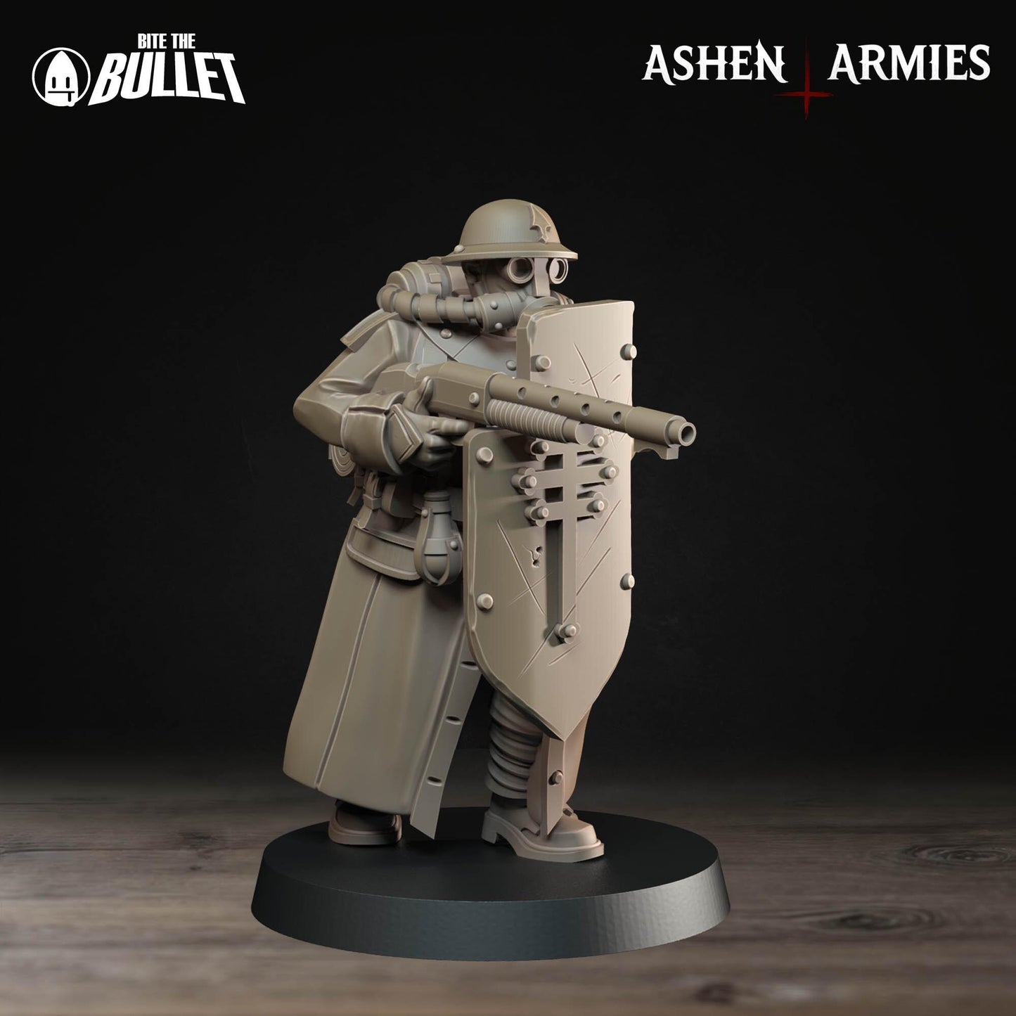 Sanctified Legion - Ashen Armies - 3D printed miniature  - Wargaming - Trench Grimdark