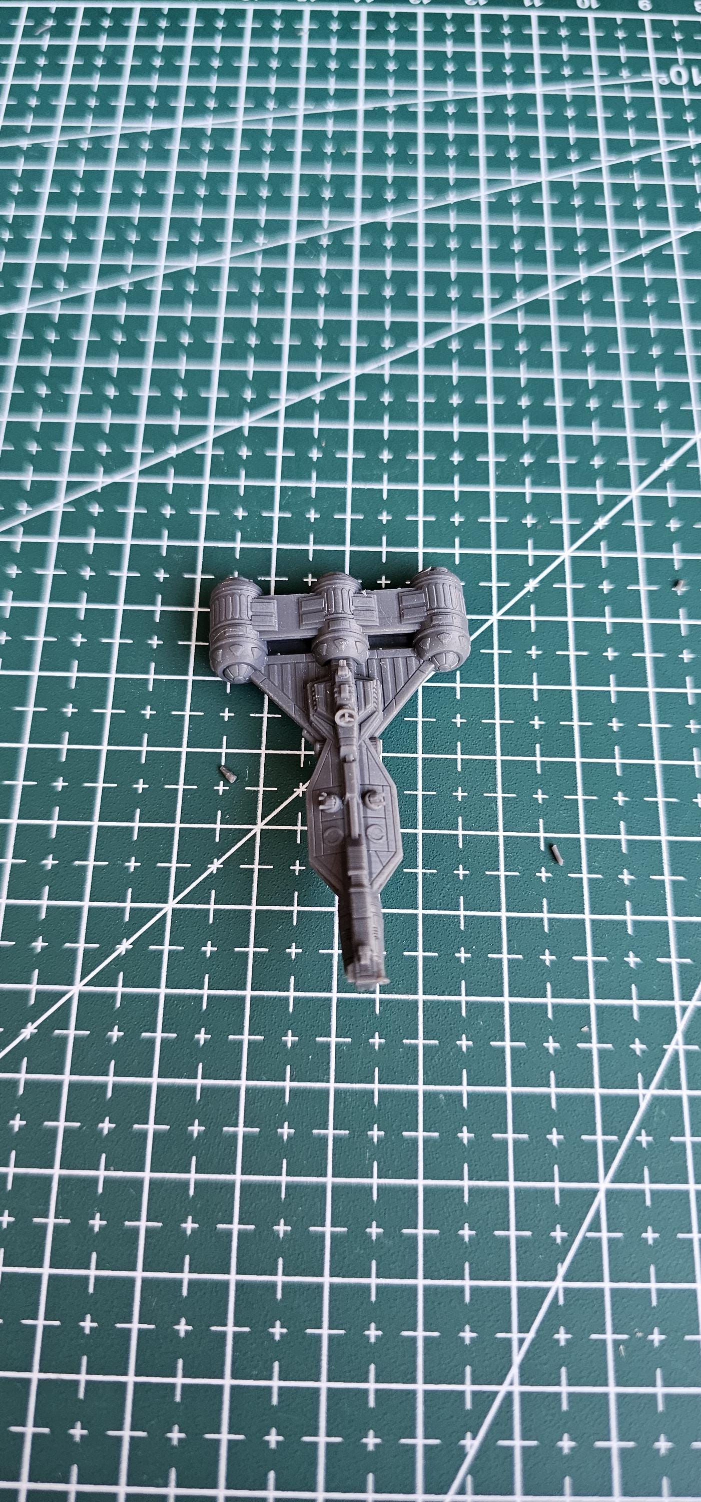 Star Wars Armada Republic Consular C70-charger – Length:54mm High-Detail 3D Printed Model