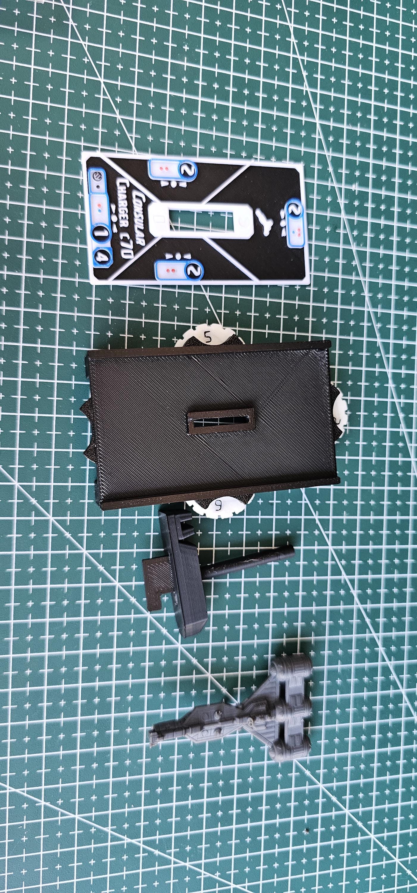 Star Wars Armada Republic Consular C70-charger – Length:54mm High-Detail 3D Printed Model
