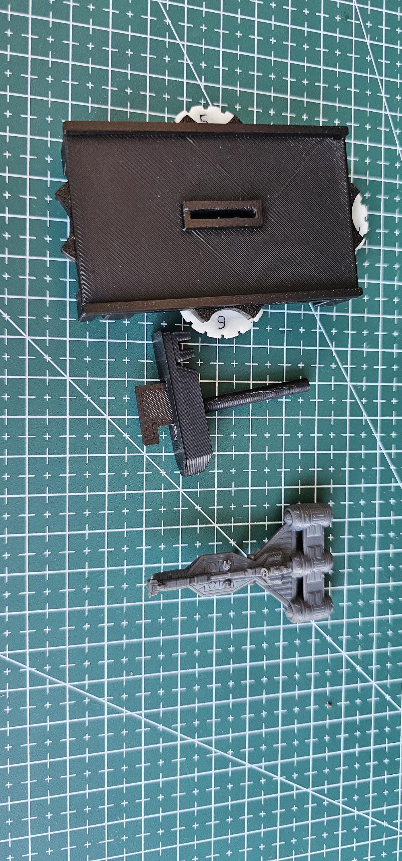 Star Wars Armada Republic Consular C70-charger – Length:54mm High-Detail 3D Printed Model
