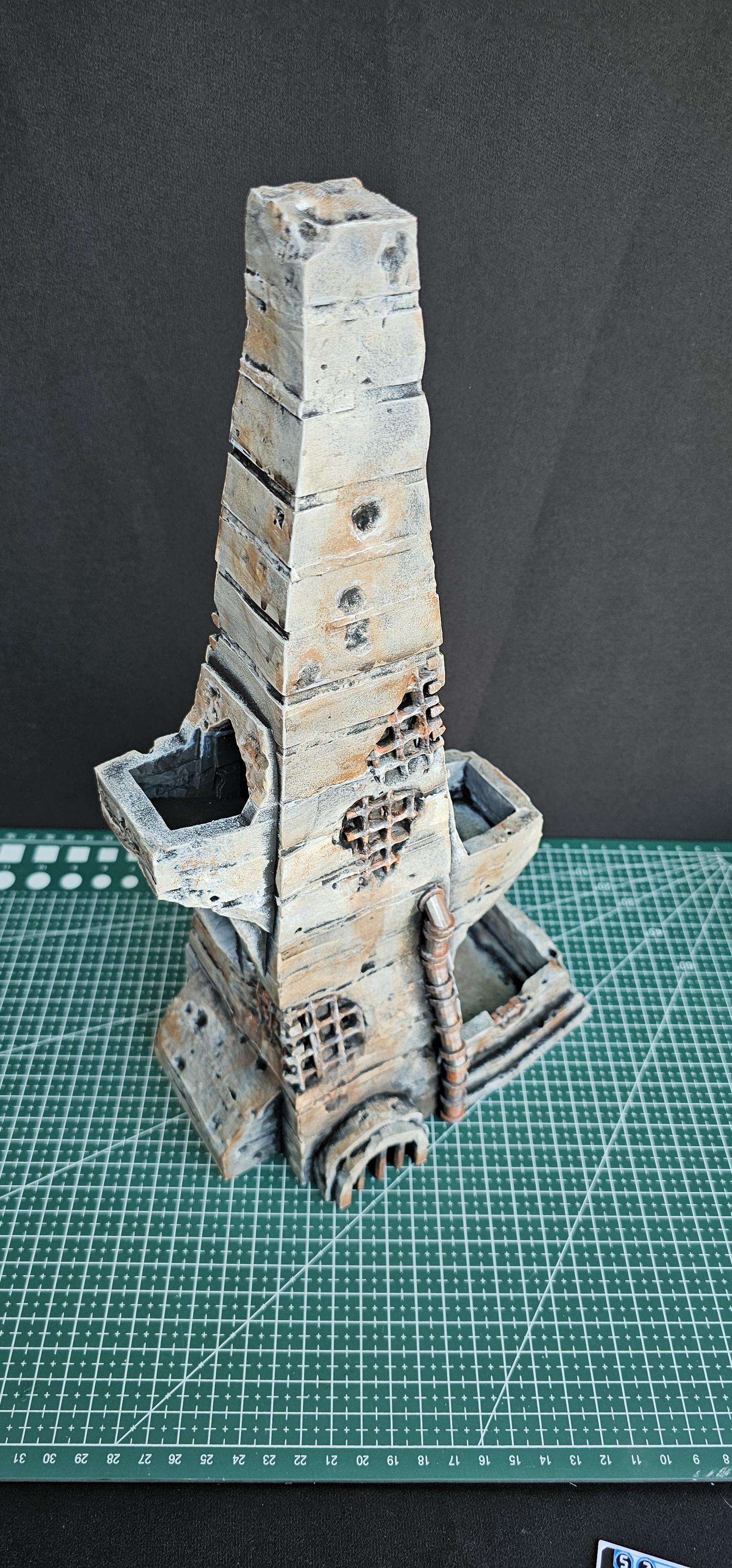 Trench Dice Tower Terrain by Diceverse