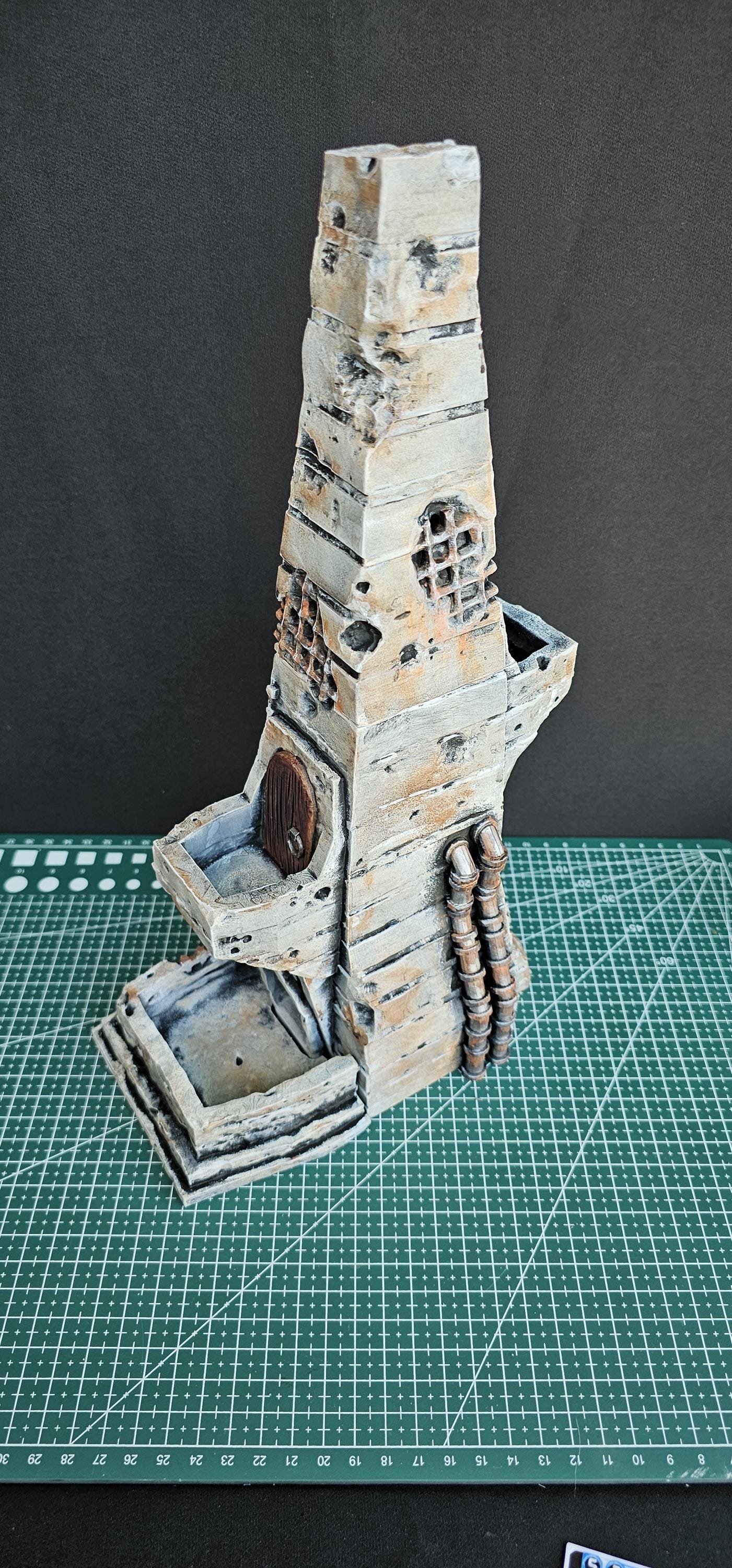 Trench Dice Tower Terrain by Diceverse
