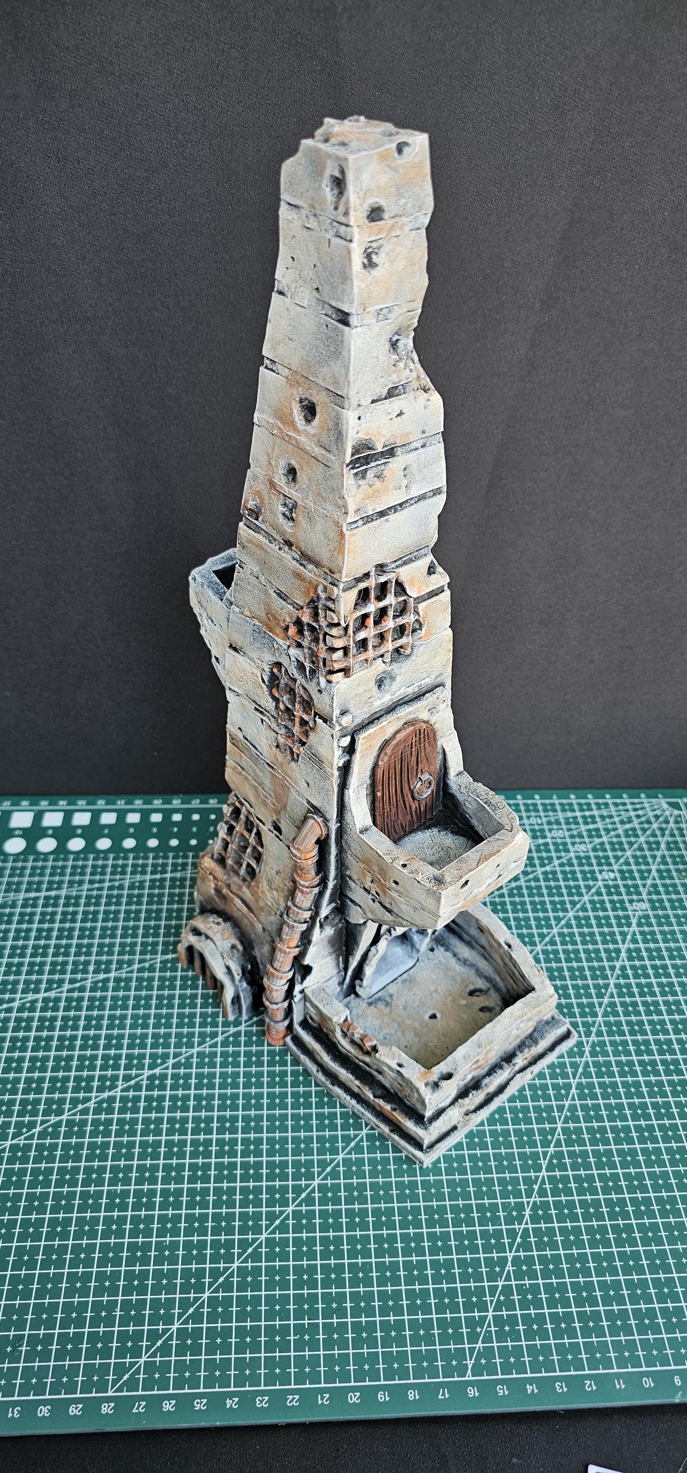 Trench Dice Tower Terrain by Diceverse