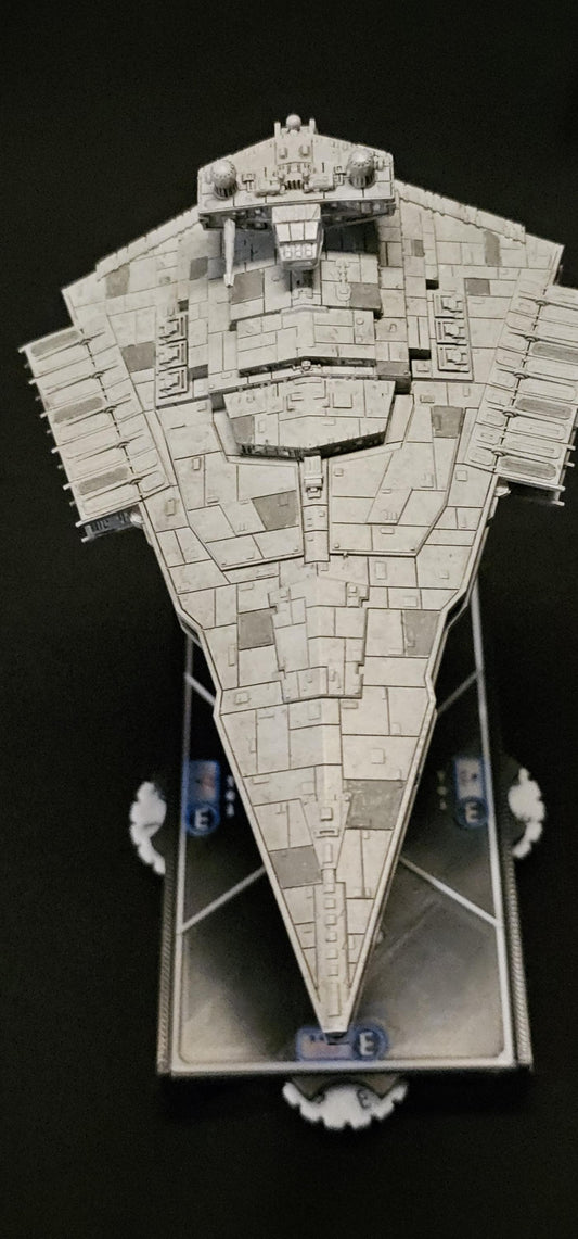 Star Wars Armada Imperial Victory I-Class Star Destroyer – Length:139mm High-Detail 3D Printed Model