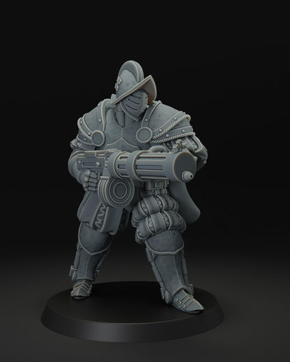 Papal Warband the 2nd Platoon - 15pcs Grimdark Miniatures - 3D printed Grimdark Miniature