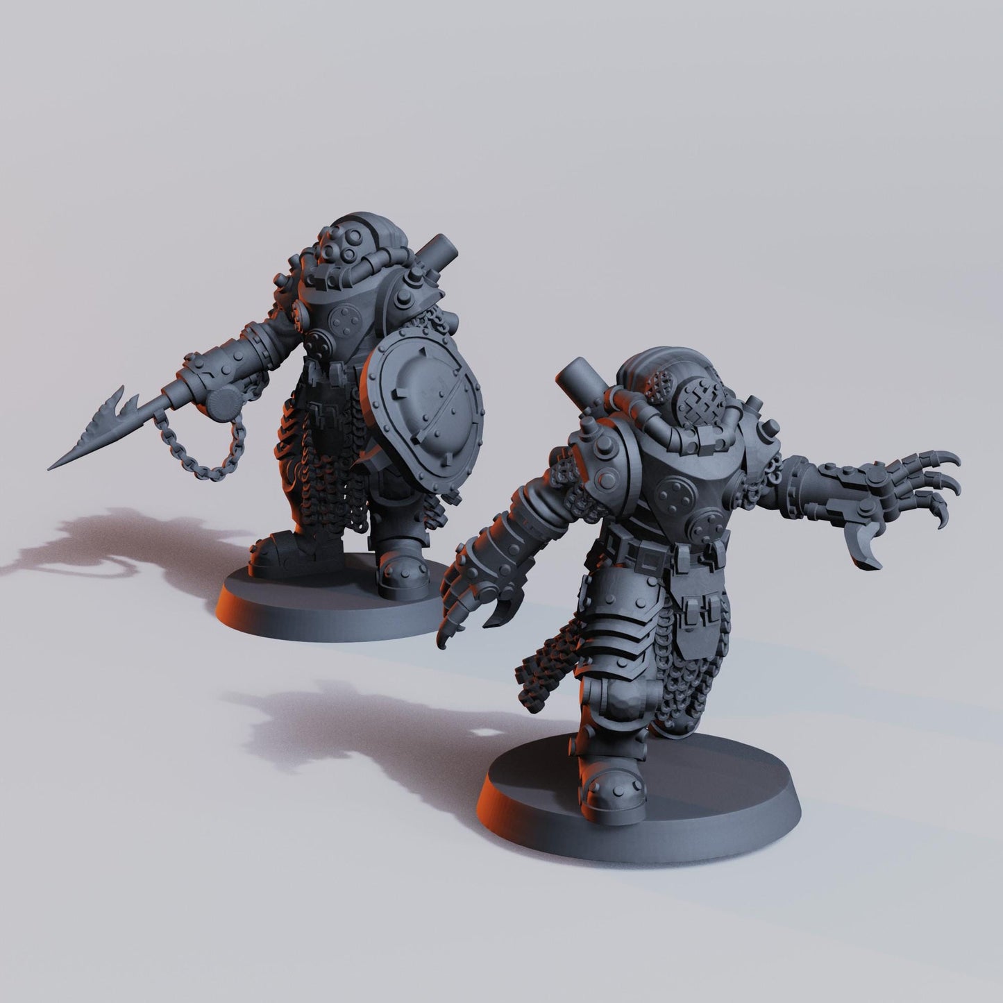 Naval Heretic Warband  16x Grimdark Miniatures | 32mm Resin Wargaming | Trench Warfare Tabletop Proxy Set